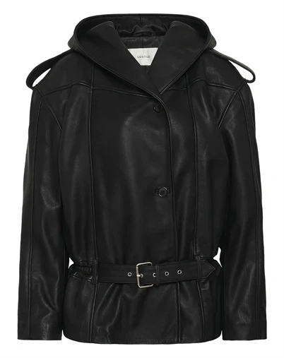 Gestuz - GZHara Hoodie Jakke - Black